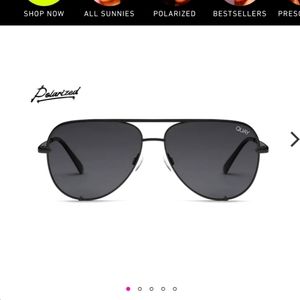 Quay Australia High Key Aviator Sunglasses